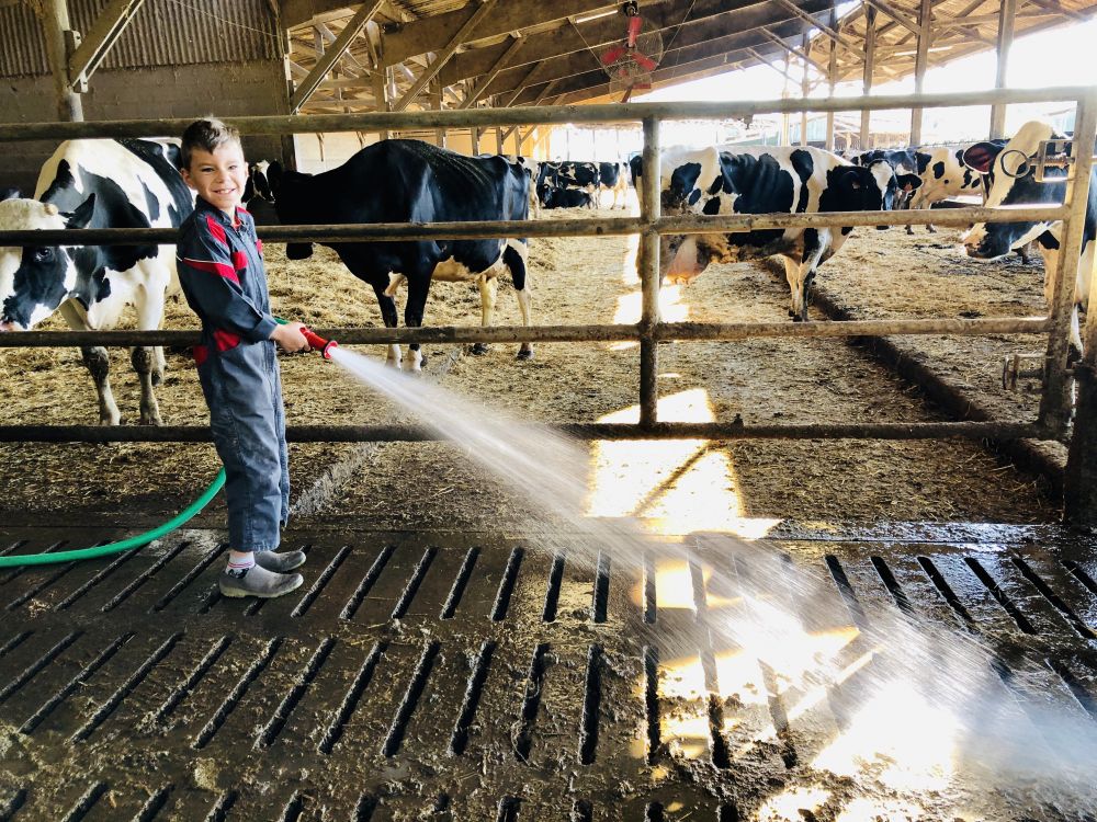 Atelier bébé-fermier à la Ferme du petit âge